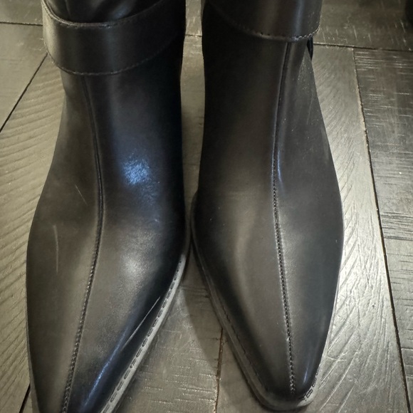 Black Women's Riding Boots - Picture 4 of 7